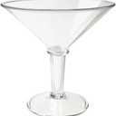 G.E.T. SW-1419-1-SAN-CL Shatterproof Jumbo Martini Cocktail Glass, BPA Free, 48 Ounce, Clear