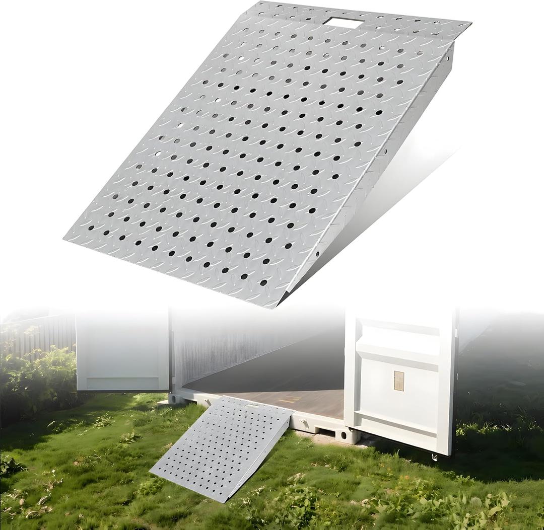 Shed Ramp 29" x 24" Loading Ramp for Lawn Mower, ATV and Motorcycle