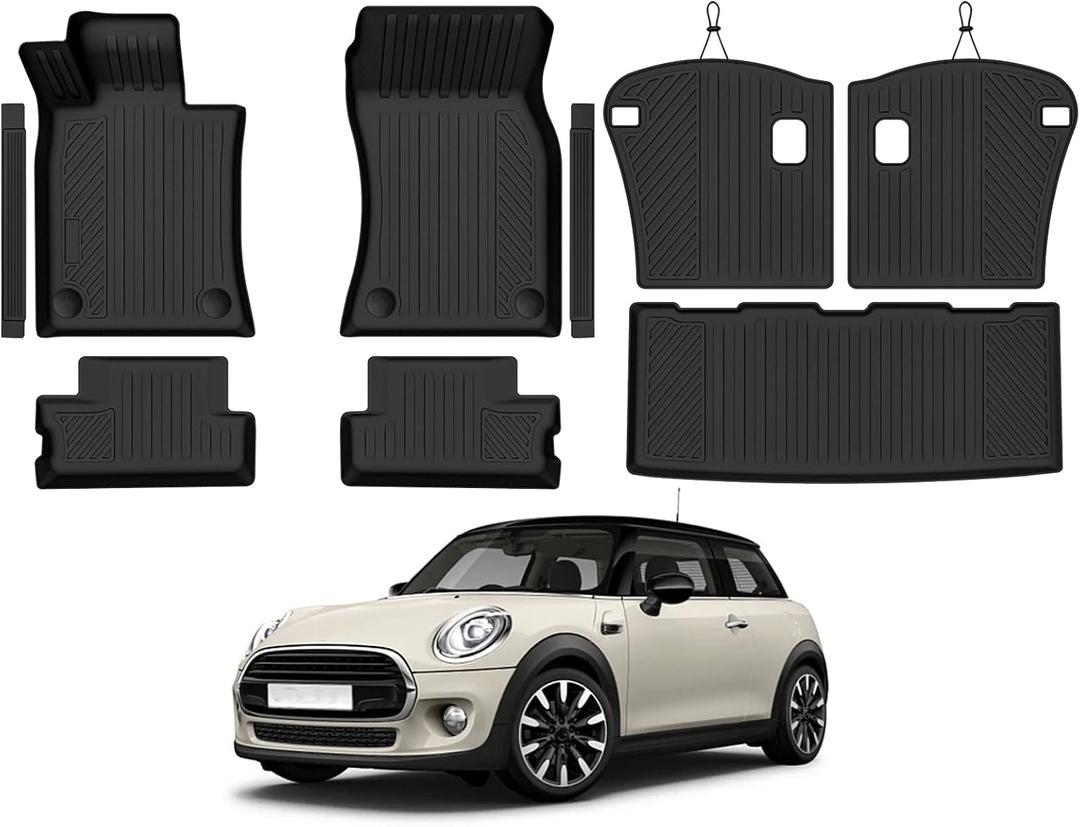 All Weather Floor Mats for 2014-2025 Mini Cooper Hardtop