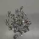 Curtain Track Rollers Curtain Mute Wheel Rollers Hook Pulley Runners/Sliders for Ceiling/Wall Mount Curtain Tracks 30PCS