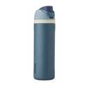 Owala FreeSip Insulated Stainless Steel Water Bottle with 24 Ounces, Denim