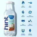Hint Fruit-Infused Bottled Water, Coconut - Sugar Free Flavored Water with Zero Calories, Naturally Flavored, and No Artificial Sweeteners - 16 Fl Oz (Pack of 12) (EXP 04/10/27)