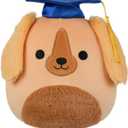 Squishmallows 2025 Original 8-Inch Graduation Squad Plush - Collectible Soft & Squishy Mini Stuffed Animal Toy - Add to Your Squad - Gift for Kids, Girls & Boys (Finley Irish Setter Dog)