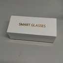 Mingtawn AI Smart Glasses 4K HD Camera, BT Call, 800W Anti-Shake Camera Glasses with Video Recording Dual Mic, Simultaneous Interpretation/GPT Identify Objects, 270mAh Blue Light Glasses, Blue Light