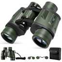 12x40 HD Binoculars for Adults and Kids High Powered, Clear Large View & Low Light Night Vision, Waterproof Binoculars for Hunting, Birds Watching, Cruise Ship, Theaters, Travel and Stargazing