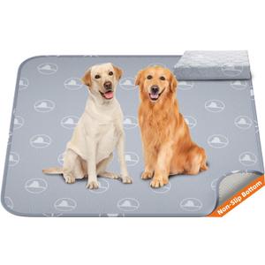 Washable Pee Pads for Dogs 1 Pack, 36" x 36" Reusable Pee Pads for Dogs, Super Absorbent Pet Training Pads, Reusable Puppy Pads for Non-Slip, Designed for Dog Pen, Whelping Pad, Potty TrainingGrey