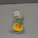 2 x Handmade Positive Sunflower Doll Crochet Youre My Sunshine Positive Gift for Friends, Family, Coworkers, Mom, Grandma, Women Flower Desk Decor for Christmas, Birthday, Appreciation