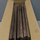 HarcoHome Wood Christmas Tree Collar, 31.5" Hexagon Christmas Tree Base Cover, Handcrafted Natural Wooden Christmas Tree Ring, Vintage Weathered Tree Skirt, Rustic (Archaize)