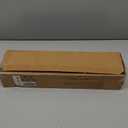 KAMANINA Curtain Rods for Windows 48 to 84 Inch, Black Heavy Duty Curtain Rod Adjustable, 7/8 Inch Single Decorative Drapery Rod 32 to 86 Inch(2.6-7.1Ft), Netted Texture End