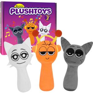 Sprunky Plush Toy - Christmas Stuffed Animals, Orange Game Plush for Sprunky Phase 3, Soft Toys for Girls & Boys 4-6, Kids Birthday Decorations