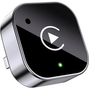 2026 Upgraded Wireless CarPlay Adapter& Android Auto Adapter, Mini&Stable CarPlay Wireless Dongle for iOS 10 Android 11 and Above(Black)