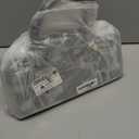 Top handle Satchel bags Shoulder Crossbody Purse Retro Crocodile Hobo Handbag Cluth Purse for Women (M Black White)