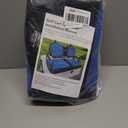 WEIMELL Golf Cart Seat Covers Fit for Club Car DS 2000-Up Front Seat Ordinary Cushion Covers Thickened Breathable Mesh with Vinyl Leather No Nail Gun Easy to Install Black & Blue