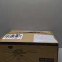 Fanbulous 2 Pack Farmhouse 42 Inch Ceiling Fans with Lights, Black Industrial Caged Ceiling Fans for Bedroom Living Room, Double-Sided 5 Blades Rustic Ceiling Fan