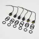 Light Socket with Cord Outdoor Light Socket Wire with E26/E27 Socket Light Bulb Socket with Cord Temporary Construction Lighting Waterproof Socket Corded (6 Pack) 1Foot 20Awg Ma6009