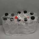 Cedilis 10 Pack 33oz Plastic Juice Bottles with Black Cap, Clear Reusable Containers with Lids, Great Disposable Bottles for Making Juice, Milk, Salad Dressing, Smoothie and Other Beverages