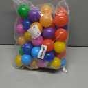 Playz Soft Plastic Mini Ball Pit Balls 50 Count - w/ 8 Vibrant Colors - Crush Proof, No Sharp Edges, Non Toxic, Phthalate & BPA Free for Baby Toddler Ball Pit, Play Tents & Tunnels Indoor & Outdoor