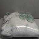 Heated Blanket Throw with 1/2/4/6/8 Hours Auto-Off 10 Heat Level, 50'' * 60'' Cozy Faux Rabbit Fur Bubble Electric Blanket with Overheat Protection(Blue) (Tie-dye Blue)