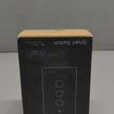 MoesGo WiFi Smart Wall Light Switch,Glass Panel, Multi-Control(3 Way), 2.4GHz Wi-Fi Touch Switches, Neutral Wire Required, Remote Control Smart Life/Tuya App, Work with Alexa, Google Home Black 2 Gang