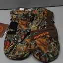 BASSDASH Mens Insulated Mittens Winter Camo Hunting Gloves Water Resistant for Cold Weather Outdoor Activities HG04M