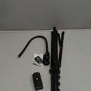 Phone Tripod, 85" Tall Tripod for iPhone with Remote, Gooseneck and Phone Holder, Overhead Phone Stand for Video Recording Watching Cooking Fitness Vlog, Compatible with iPhone Android, Black