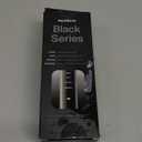 Aquasonic Black Series Ultra Whitening Toothbrush – ADA Accepted Electric Toothbrush 8 Brush Heads & Travel Case – 40,000 VPM Electric Motor & Wireless Charging  4 Modes w Smart Timer