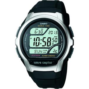 Casio Men's WV58A-1AVCR Waveceptor Black Resin Band Digital Watch