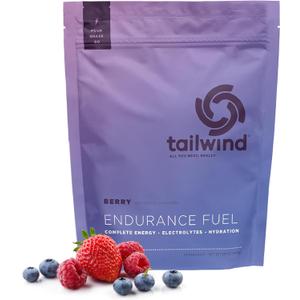 Tailwind Nutrition Endurance Fuel, Carbohydrate & Electrolyte Sports Drink Mix Powder, Gluten-Free, Vegan, Berry, 30 Servings, BBD: 01/2029
