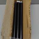 Long Curtain Rods 120 to 170 Inches - Heavy Duty Adjustable Drapery Rod for Wide Windows, Sliding Doors, Patios, 1 Inch All Metal, 4 Brackets, Ceiling & Wall Mount, Black