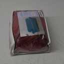 Velvet Stretch 2 Pieces Stretch Armchair Covers, 1 Seater Chair Slipcovers, Washable Furniture Protector (Wine red)