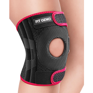 Fit Geno KNEEXPERT Knee BRACE Sciatica Pain Relief Brace - Pink