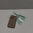 Compatible with iPhone 15 Pro Max Case, Cute Brown Bow Aesthetic Design for Girls Women Soft Silicone Slim Fit Shockproof Protective Cover