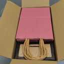 100 PCS Small Gift Bags with Handles, 5.91"x3.15"x8.27" Party Favor Bags, 12 Colored Goodie Bags for Birthday Party, Kraft Paper Gift Bags Bulk for Wedding, Baby Shower, Celebrations, Party Supplies (Multiple)