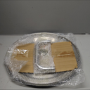 DcYourHome Fire Pit Lid for Solo Stove Bonfire Accessories 19.5" Bonfire Fire Pit Cover, Stainless Steel Solo Stove Lid Bonfire 2.0 Shield with Handle for Other Outdoor Fire Pits (silver)