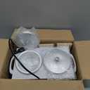 Professional Waxing Kit Wax Warmer Double Pot Wax Heater Machine for Hair Removal, Large Waxing Pot for Spa Salon Beauty Esthetician Home, with Adjustable Temperature Set, 50 Stick(White)