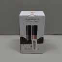 Electric Salt and Pepper Grinder Set Automatic Battery Pepper Mill Shakers Adjustable Coarseness Upgraded Larger Capacity with Led Home and Kitchen Appliances Birthday Gifts for Women Mom (Black/Black)