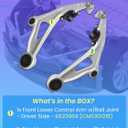 2PC Front Lower Control Arm Suspension Kit for Nissan 20132020 Pathfinder, for Infiniti 2013 JX35, 20142020 QX60 Replaces OE# K623063 K623064 (CMS301217 CMS301218)
