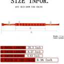 2025 Reusable Anti Skid Snow Tire Chains Car Winter Wheels Chain Universal Cable Tire Belts,10 Pack Red Non-Slip Zip Tie Tires Chain Emergency for Auto Pickup Trucks Suv