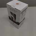 Electric Salt and Pepper Grinder Set Automatic Battery Pepper Mill Shakers Adjustable Coarseness Upgraded Larger Capacity with Led Home and Kitchen Appliances Birthday Gifts for Women Mom (Black/Black)