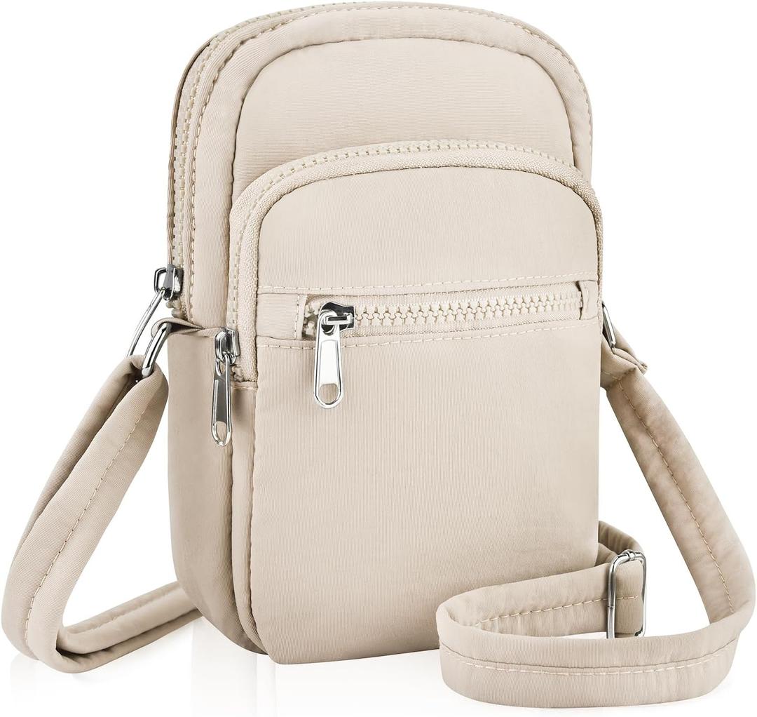 Small Crossbody Bags for Women, Puffy Mini Cross body Cell Phone Shoulder Purse Bag Handbag Travel Wallet with RFID Blocking