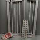 Mumeasy 36" Extra Tall Dog Gate, 29.7-46" Baby Gate for Stairs & Doorways