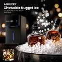 AGLUCKY Nugget Ice Makers Countertop, 35 lbs/24hrs Auto Drop Ice
Chewable Pellet Sonic Ice, Smart Touch Control, Self-cleaning, Self-dispensing Countertop Ice Machine, for Home/RV/Office