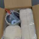 34inch Cat Scratching Post with Natural Sisal Rope 4.3 Inch Large Diameter Scratcher Post Tree for Indoor Cats Beige