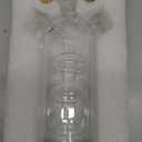 Olive Oil and Vinegar Dispenser Cruet Bottles, 2 in 1 Transparent Dual Glass for Kitchen Cooking Container (2.5 Ounces)