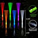 Glow in Dark Fiber Optic Lights for Kids Bulk-24 Pack, Light Up Toys Gifts Goodie Bag Basket Stuffers Fillers for Toddlers, Ultra Bright Sparklers Item for Graduation, Camping, Wedding, Birthday