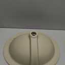 PROFLO PF20174 Rockaway 20-1/2" Oval Vitreous China Drop In Bathroom Sink with Overflow and 3 Faucet Holes at 4" Centers - Biscuit (16" x 11" x 6.5")