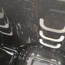 STORi Luup Trash Can (Black) - Reuse Grocery Bags - Plastic Garbage Container for Bathroom, Vanity, Laundry Room, Kitchen, Office, Garage - 2.5 Gallon Wastebasket with Hooks to Secure Trash Bags (1 Pack)