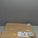 Elongated Toilet Seat 18.5", Soft Close, Never-Loosen Design, White Plastic