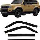 2024-2026 Tape-On Side Window Rain Guards for Toyota Land Cruiser Visor Deflectors First Edition 1958 J250 2025