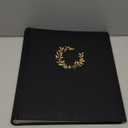 Premium Scrapbook Album  Photo Album with Writing Space  100 Pages for Multiple Sizes 4x6, 5x7, 6x8, 8x10  Holds 500 Photos  Wedding, Baby, Travel & Family Memories (Large, Black)